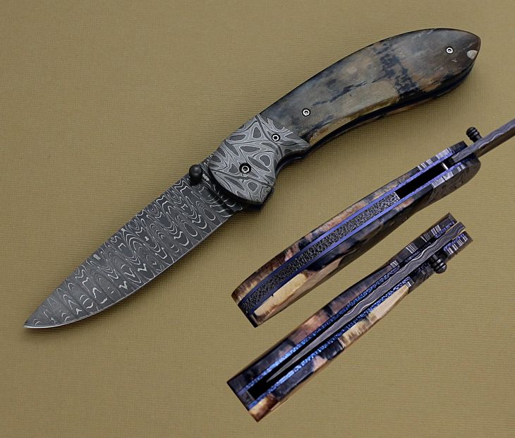 Mule Deer knife Robert Champion Knives